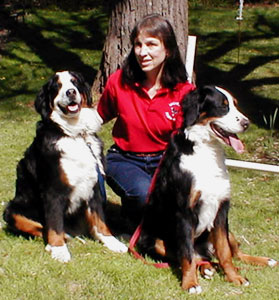 Michelle Larson and dogs